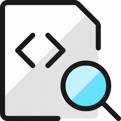 File, search, code icon - Download on Iconfinder