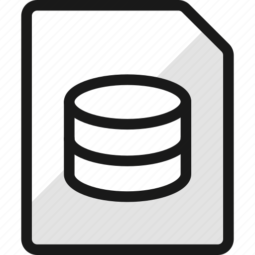 File, database icon - Download on Iconfinder on Iconfinder