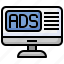 ads, website, publicity, marketing, web, computer 