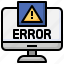 error, website, security, internet, laptop 
