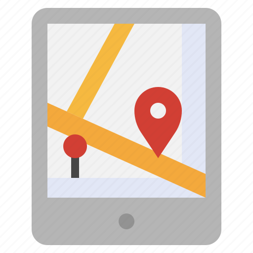 Gps, phone, mobile, map, location, navigation icon - Download on Iconfinder