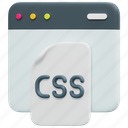 css, file, code, coding, program, web, programming, 3d