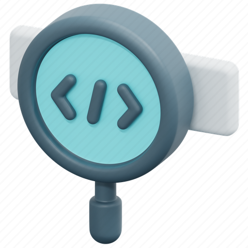 Search, searching, code, coding, programming, program, magnifying icon - Download on Iconfinder