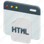 html, file, code, coding, programming, program, web, 3d 