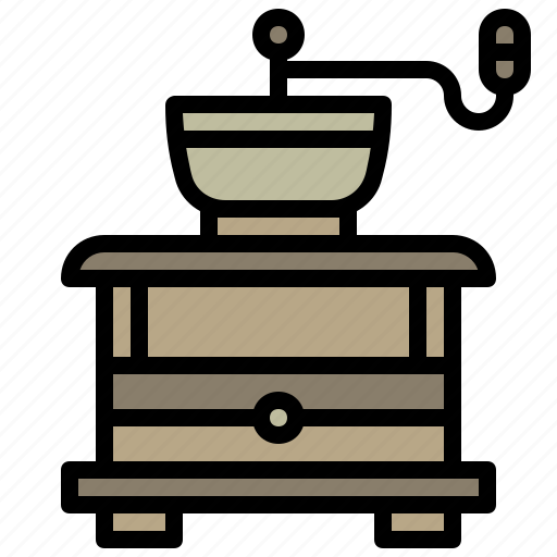 Coffee, drink, food, hot, kettle, mill, pot icon - Download on Iconfinder