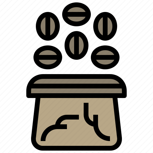 Beans, coffee, drink, drinks, food, seeds, snack icon - Download on Iconfinder