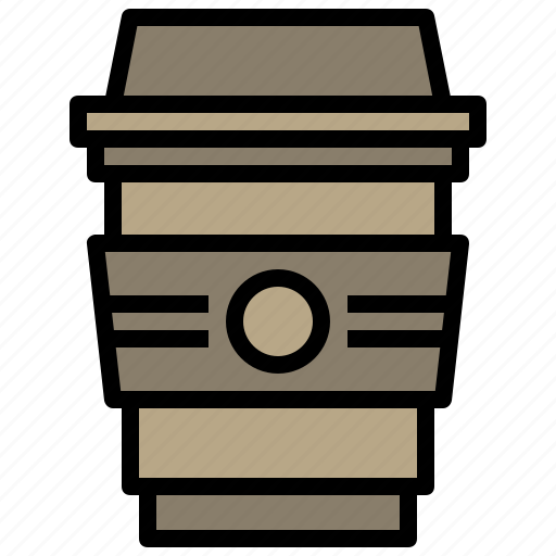 Coffee, cup, drink, food, hot, paper, shop icon - Download on Iconfinder