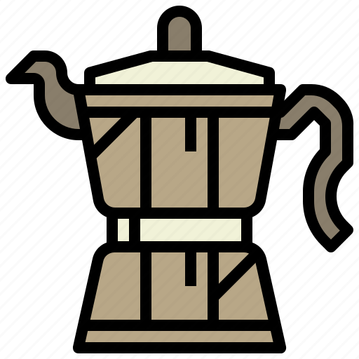 Coffee, drink, food, hot, kettle, kitchenware, pot icon - Download on Iconfinder