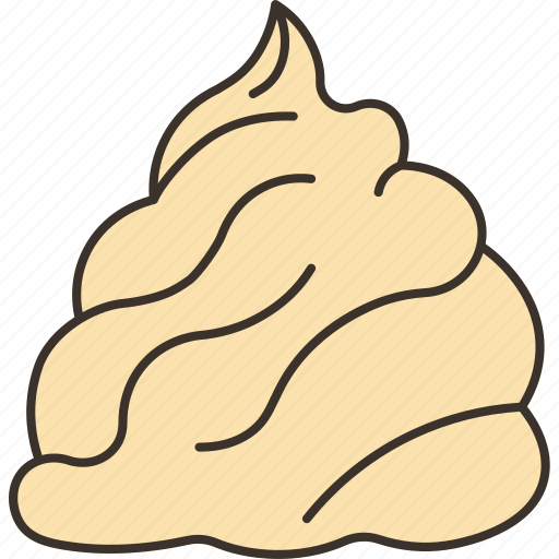 Cream, whipped, topping, pudding, dairy icon - Download on Iconfinder