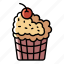 cupcake, cake, dessert, sweet, ice cream, bakery, cream, ice, sweets 