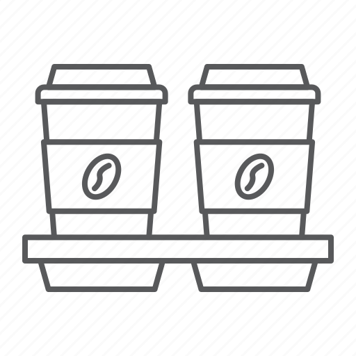 Takeaway, coffee, cup, disposable, drink, holder, cups icon - Download on Iconfinder
