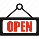 open, open board, label, sale, price, shop, ecommerce