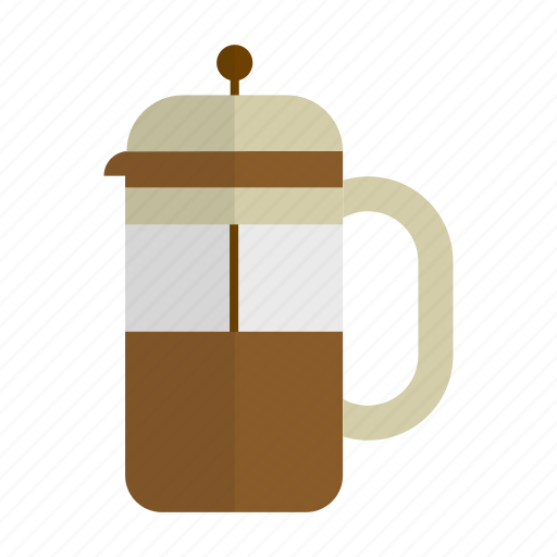 Cafe, caffeine, coffee, espresso, french press, preparation, hygge icon - Download on Iconfinder