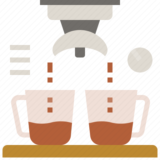 Coffee, double, espresso, maker, shot icon - Download on Iconfinder