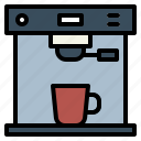 coffee, drink, hot, machine, shop