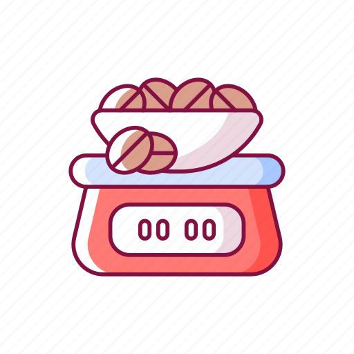 Weighing, coffee, scale, coffee shop icon - Download on Iconfinder