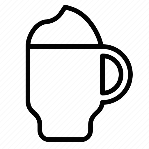 Latte, drink, cup, alcohol, glass, coffee icon - Download on Iconfinder