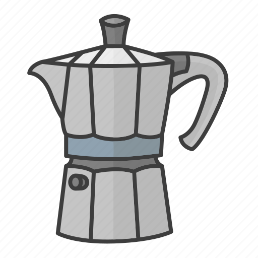 Mocha pot, coffee pot, pot, kettle, teapot, coffee, mocha icon - Download on Iconfinder