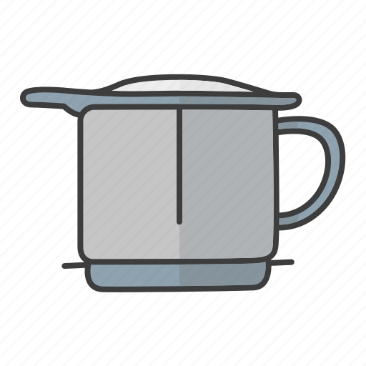 Vietnam drip, drip, pot, pan, coffee, cafe icon - Download on Iconfinder