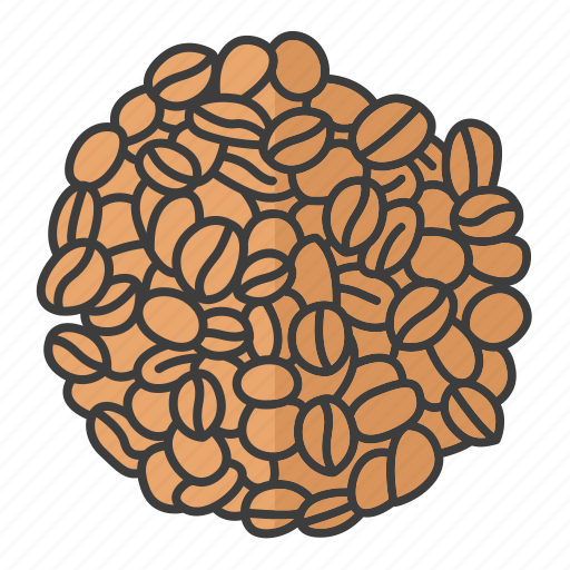 Coffee beans, coffee, bean, seed, cafe icon - Download on Iconfinder