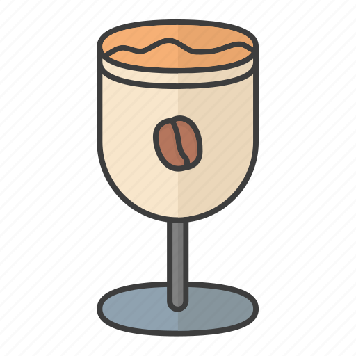 Coffee cup, coffee, coffee glass, drink, cappuccino, mocha, espresso icon - Download on Iconfinder