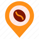 cafe, location, map, navigation, pin, place