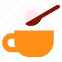 beverage, coffee, ingredient, sugar, sweetener, tea, teaspoon