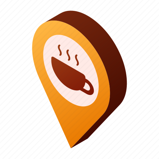 Cafe, location, map, navigation, pin, place icon - Download on Iconfinder