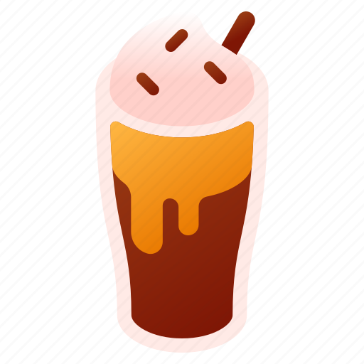 Beverage, cafe, coffee, cream, drink, frappe, sweet icon - Download on Iconfinder