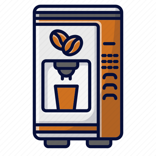 Automatic, coffee, machine, vending icon - Download on Iconfinder