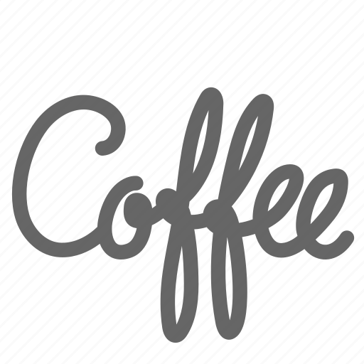 Cafe, coffee, sign, writing icon - Download on Iconfinder
