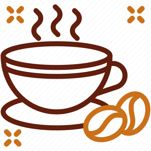Coffee, cup, beans, drink, cafe icon - Download on Iconfinder