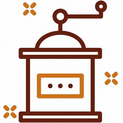 Coffee, grinder, barista, beans, appliance icon - Download on Iconfinder