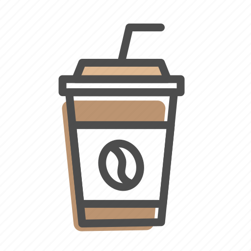 Beverage, coffee, cup, drink, sedotan icon - Download on Iconfinder