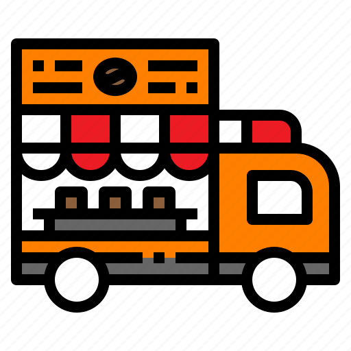 Coffee, mobile, shop, van, vehicle icon - Download on Iconfinder
