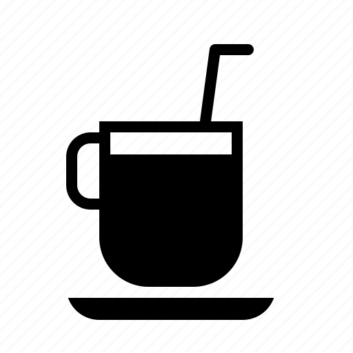 Beverage, coffee, drink, mug, straw icon - Download on Iconfinder