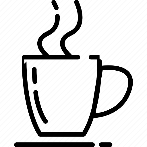 Coffee, cup, drink, line, machine icon - Download on Iconfinder