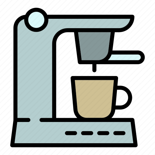 Beverage, breakfast, coffee, cup, drink, kitchen, maker icon - Download on Iconfinder