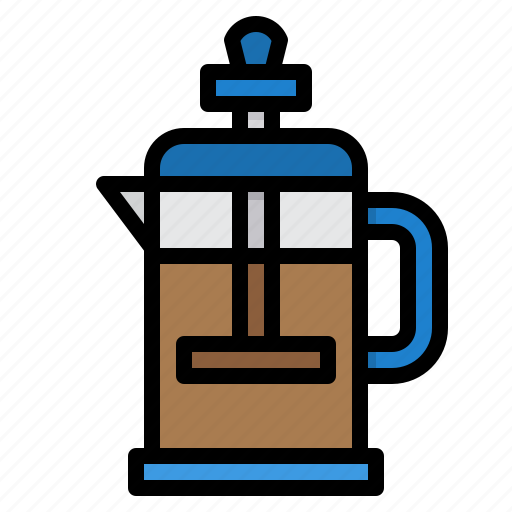 Coffee, drink, french, pot, press icon - Download on Iconfinder
