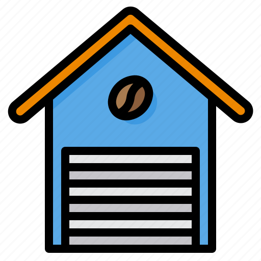 Coffee, factory, stock, storage, warehouse icon - Download on Iconfinder