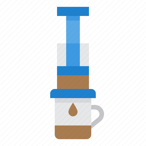 Aeropress, brew, coffee, maker, shop icon - Download on Iconfinder