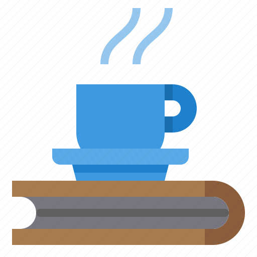 Book, coffee, cup, drink, hot icon - Download on Iconfinder