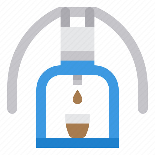 Coffee, maker, plunger, press icon - Download on Iconfinder
