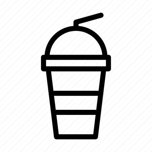 Coffee, cup, straw, tea, caffeine icon - Download on Iconfinder