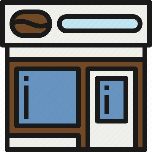 Coffee, shop, cafe, restaurant, outdoor, coffee shop icon - Download on Iconfinder