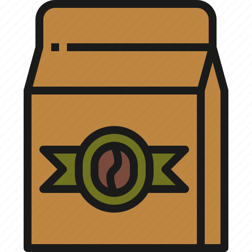 Coffee, bag, beans, cafe, coffee shop icon - Download on Iconfinder