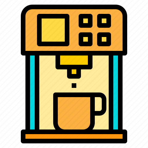Coffee, coffee shop, drink, machine, shop icon - Download on Iconfinder
