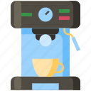coffee, machine, coffee machine, coffee-maker, drink, cup, cafe
