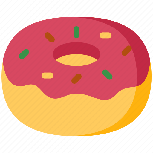 Donut, food, sweet, dessert, cake, bakery, bread icon - Download on Iconfinder