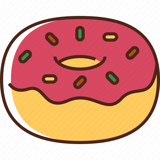 Donut, food, sweet, dessert, cake, bakery, bread icon - Download on Iconfinder